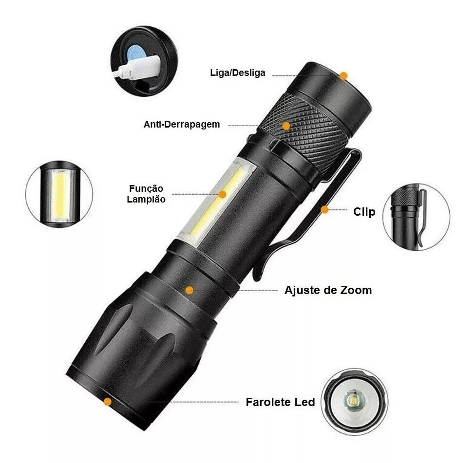 La Mini Linterna Más Potente del Mercado – Ilumina Todo con un Solo Clic