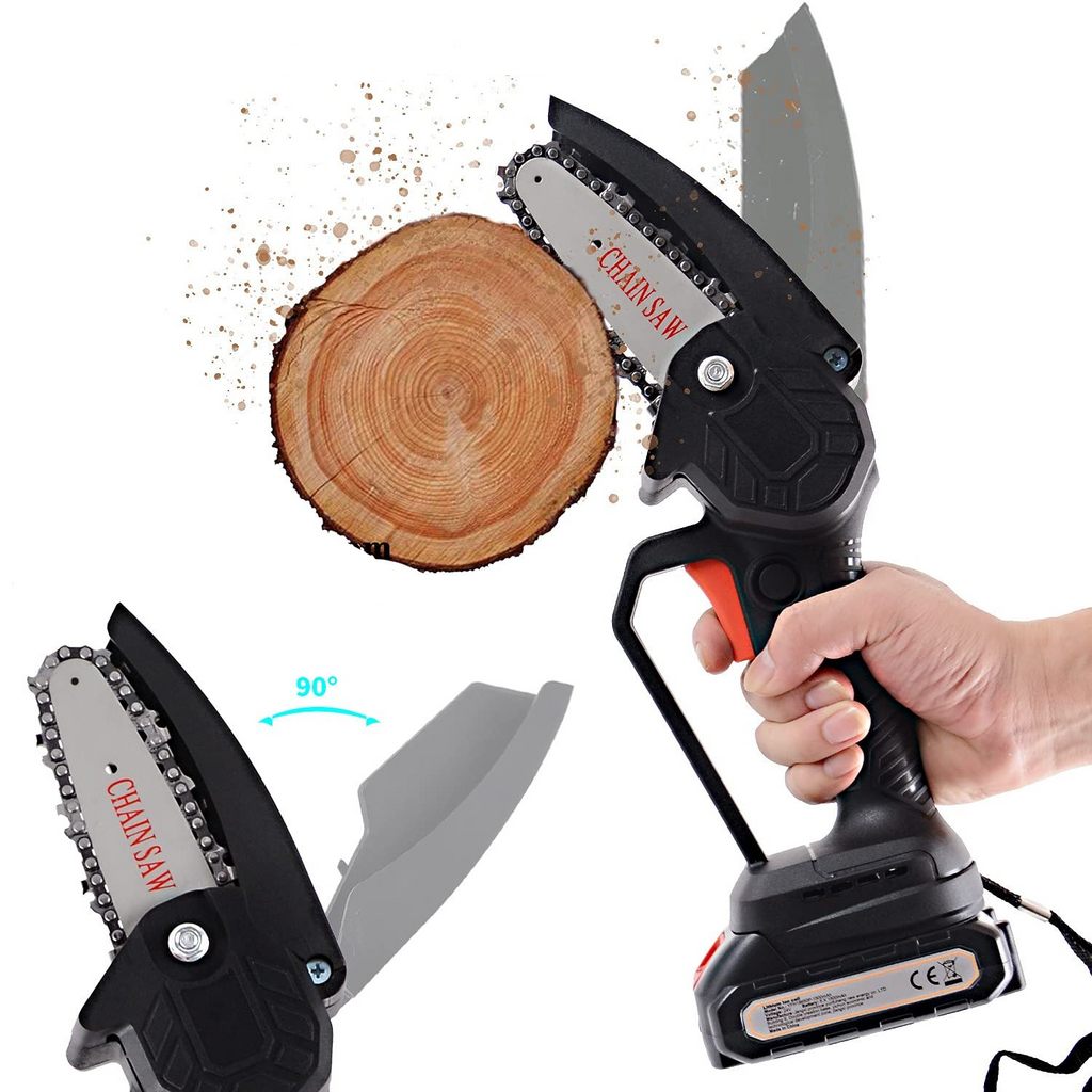 Mini Motosierra Elétrica de Mano - Transforma Tus Tareas Con Practicidad