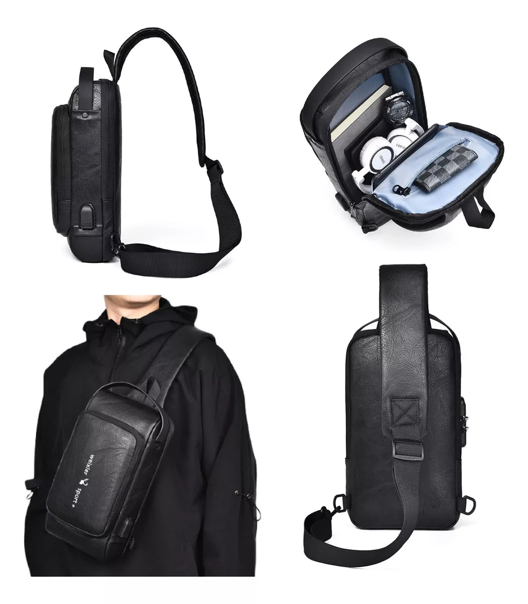 COMBO BOLSO ANTIROBO + SMART WATCH Y68 + PARLANTE CHARGE 5