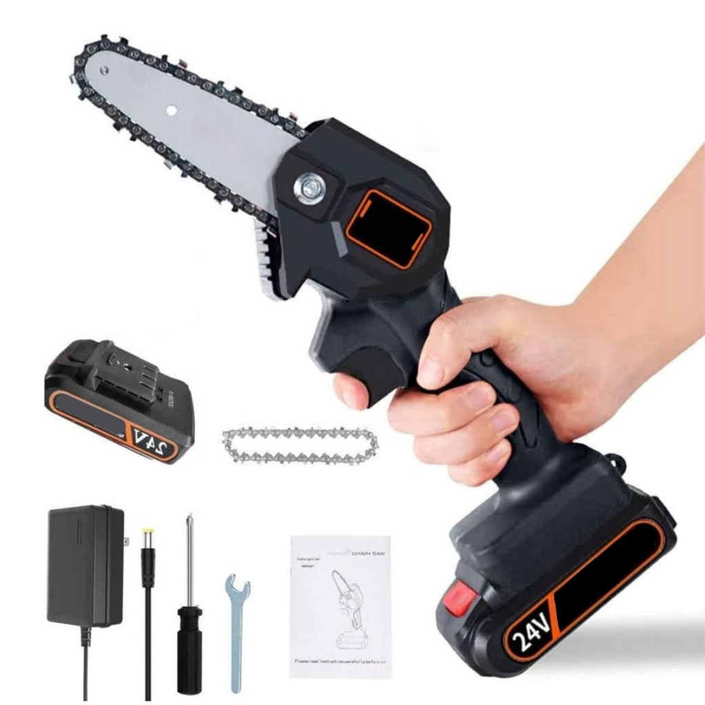 Mini Motosierra Elétrica de Mano - Transforma Tus Tareas Con Practicidad