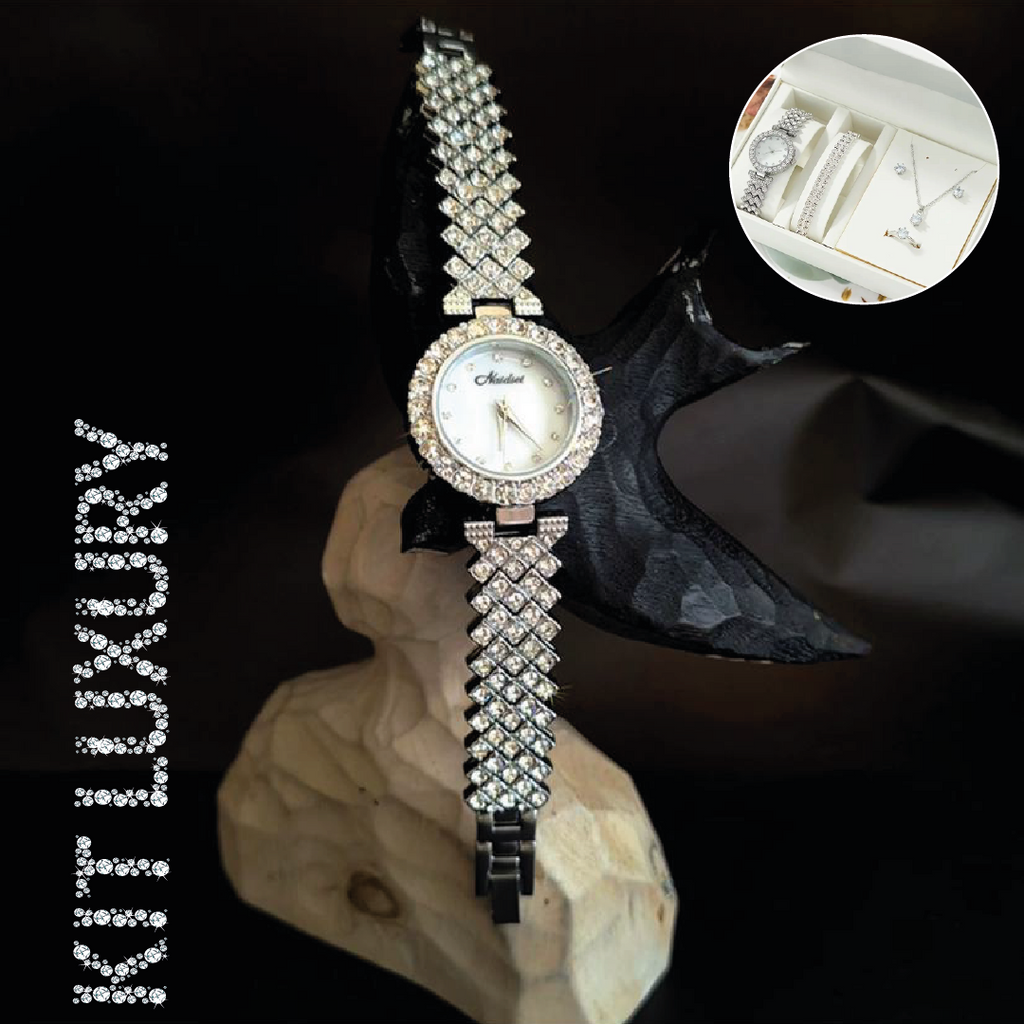 Kit Luxury Elegance – Reloj y Joyas Completas